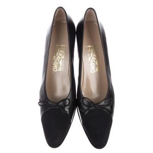 Salvatore Ferragamo Cap Toe Pumps